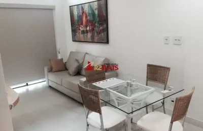 Flat com 1 quarto para alugar na Avenida Ibijaú, 355, Moema, São Paulo