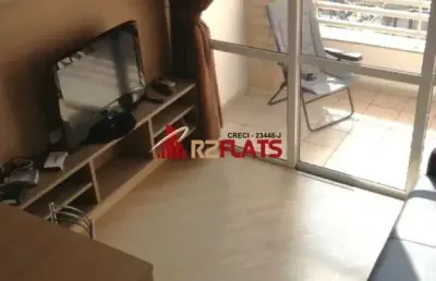 Flat com 1 quarto para alugar na Rua Flórida, 1790, Brooklin, São Paulo
