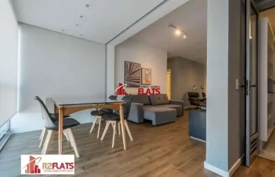 Flat com 2 quartos para alugar na Rua Henri Dunant, 846, Brooklin, São Paulo