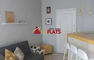 Flat com 1 quarto para alugar na Avenida Miruna, 399, Moema, São Paulo