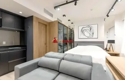 Flat com 1 quarto para alugar na Avenida Rouxinol, 87, Moema, São Paulo