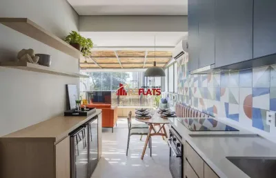 Flat com 1 quarto para alugar na Alameda dos Arapanés, 195, Moema, São Paulo