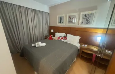Flat com 1 quarto à venda na Avenida Rouxinol, 87, Moema, São Paulo
