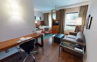 Flat com 1 quarto à venda na Avenida Engenheiro Luiz Carlos Berrini, 853, Cidade Monções, São Paulo