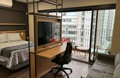 Kitnet / Stúdio para alugar na Alameda dos Jurupis, 813, Indianópolis, São Paulo