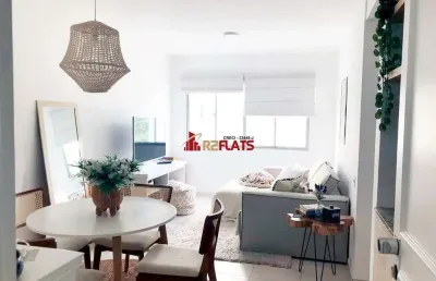 Flat com 1 quarto à venda na Avenida Rouxinol, 763, Moema, São Paulo