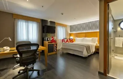Flat com 1 quarto para alugar na Rua João Cachoeira, 109, Itaim Bibi, São Paulo