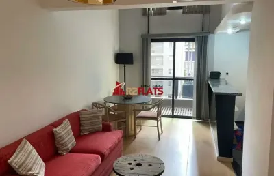 Flat com 1 quarto para alugar na Avenida Moema, 177, Moema, São Paulo