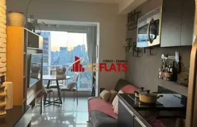 Flat com 1 quarto para alugar na Rua Guararapes, 305, Brooklin, São Paulo