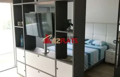 Apartamento com 1 quarto para alugar na Rua Henri Dunant, 1066, Brooklin, São Paulo