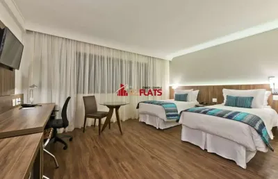 Flat com 1 quarto à venda na Avenida Ibirapuera, 2534, Moema, São Paulo