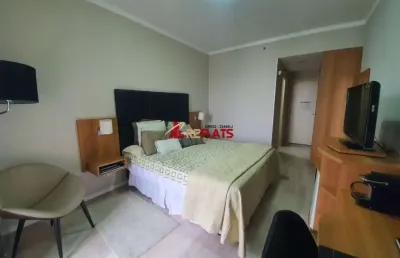 Flat com 1 quarto para alugar na Avenida Sabiá, 825, Moema, São Paulo