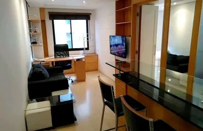 Flat com 1 quarto para alugar na Avenida Jamaris, 100, Moema, São Paulo