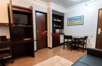 Flat com 1 quarto para alugar na Alameda dos Anapurus, 1661, Moema, São Paulo