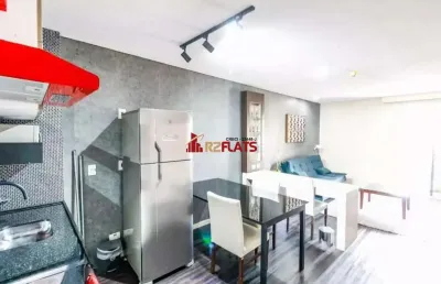Flat com 1 quarto para alugar na Rua Quintana, 1012, Brooklin, São Paulo