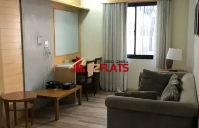 Flat com 2 quartos para alugar na Avenida Jamaris, 100, Moema, São Paulo