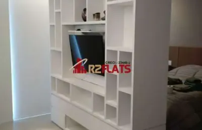 Flat com 1 quarto para alugar na Rua Professor José Leite e Oiticica, 434, Brooklin, São Paulo