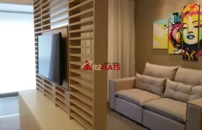 Flat com 1 quarto para alugar na Rua Professor José Leite e Oiticica, 434, Brooklin, São Paulo