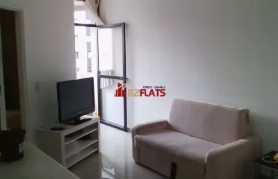 Flat com 1 quarto à venda na Avenida Miruna, 399, Moema, São Paulo
