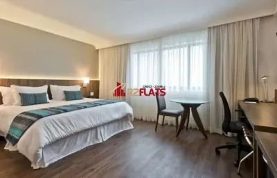 Flat com 1 quarto à venda na Avenida Ibirapuera, 2534, Moema, São Paulo