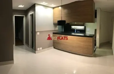 Flat com 2 quartos para alugar na Rua Sansão Alves dos Santos, 343, Brooklin, São Paulo