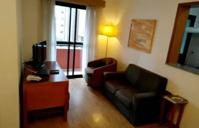 Flat com 2 quartos para alugar na Rua Sansão Alves dos Santos, 373, Brooklin, São Paulo