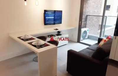 Flat com 1 quarto para alugar na Rua Susano, 139, Itaim Bibi, São Paulo
