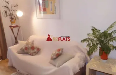 Flat com 1 quarto à venda na Avenida Lavandisca, 365, Moema, São Paulo