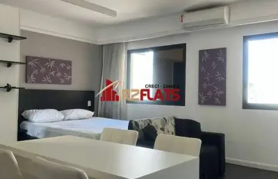 Flat com 1 quarto para alugar na Avenida Macuco, 595, Moema, São Paulo