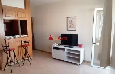 Flat com 1 quarto para alugar na Rua Haddock Lobo, 807, Jardim Paulista, São Paulo