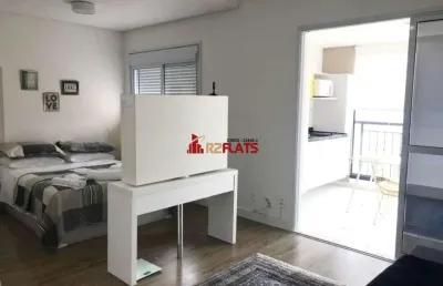 Flat com 1 quarto para alugar na Rua Roque Petrella, 68, Brooklin, São Paulo