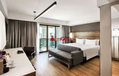 Flat com 1 quarto à venda na Avenida Ibirapuera, 2534, Moema, São Paulo