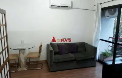 Flat com 1 quarto para alugar na Alameda Jauaperi, 1083, Moema, São Paulo