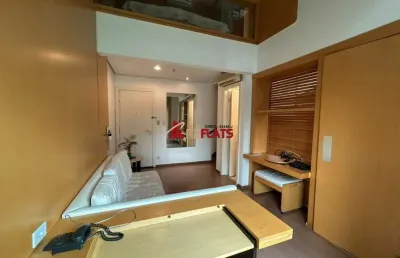 Flat com 1 quarto para alugar na Avenida Ibijaú, 355, Moema, São Paulo