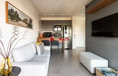 Flat com 1 quarto para alugar na Rua Oliveira Dias, 444, Jardins, São Paulo