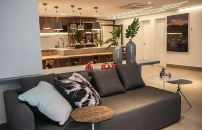 Flat com 2 quartos para alugar na Rua Oliveira Dias, 444, Jardins, São Paulo