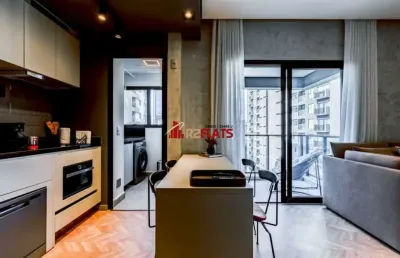 Flat com 1 quarto para alugar na Rua Doutor Mário Ferraz, 415, Itaim Bibi, São Paulo