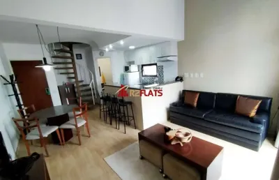 Flat com 1 quarto para alugar na Avenida Moema, 177, Moema, São Paulo
