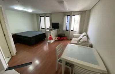 Flat com 1 quarto para alugar na Avenida Jamaris, 101, Moema, São Paulo