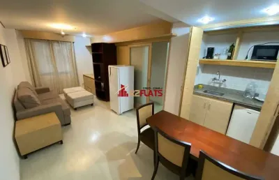 Flat com 1 quarto para alugar na Avenida Jamaris, 100, Moema, São Paulo