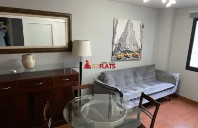 Flat com 2 quartos para alugar na Avenida Jamaris, 100, Moema, São Paulo