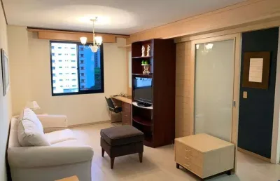Flat com 1 quarto para alugar na Avenida Jamaris, 107, Moema, São Paulo