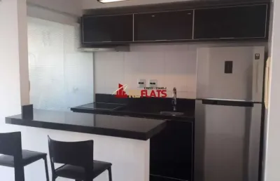 Flat com 1 quarto para alugar na Rua Juquis, 391, Moema, São Paulo