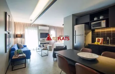 Flat com 1 quarto para alugar na Rua Guararapes, 1889, Brooklin, São Paulo