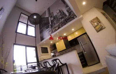 Flat com 1 quarto à venda na Avenida Moema, 177, Moema, São Paulo