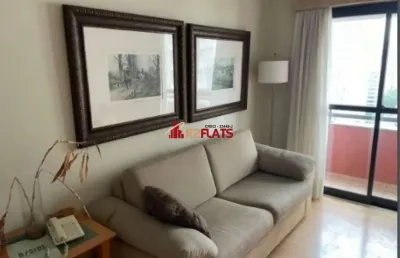 Flat com 2 quartos para alugar na Rua Sansão Alves dos Santos, 373, Brooklin, São Paulo