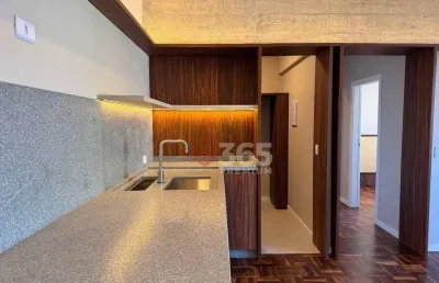 Apartamento retrofit com 1 dormitório à venda, 62 m² por r$ 500.000 - centro - curitiba/pr