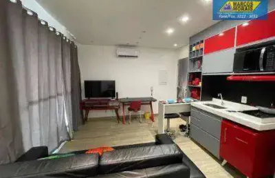 Apartamento com 1 dormitório para alugar, 33 m² por r$ 3.405,00/mês - jardim faculdade - sorocaba/sp