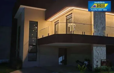 Sobrado deslumbrante, 3 suítes(01 master), piscina, 4 vagas garagem