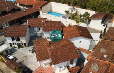 Sobrado em condomínio para venda em caraguatatuba, prainha, 2 dormitórios, 1 banheiro, 1 vaga